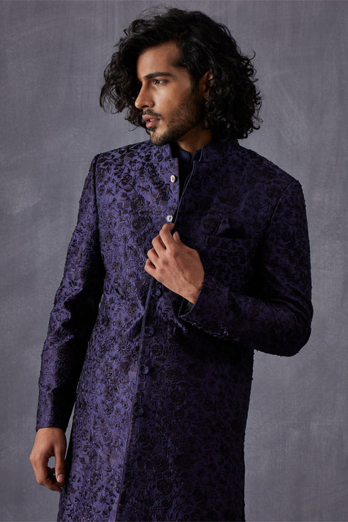 Bageecha Achkan Set